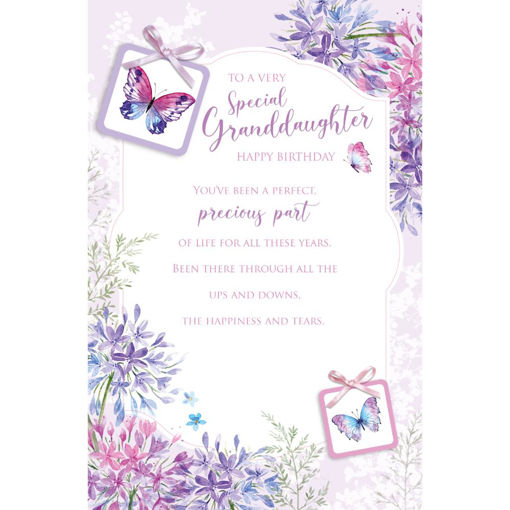 Picture of TO A VERY SPECIAL GRANDDAUGHTER BIRTHDAY CARD